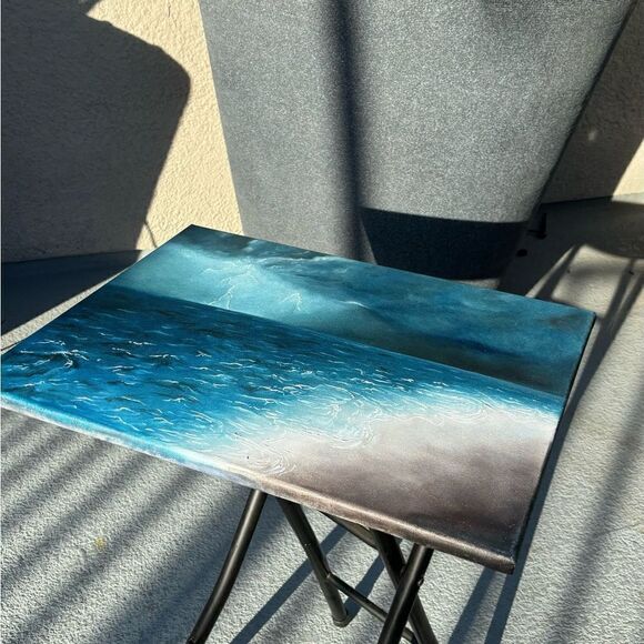 A Stormy Sky Oil Painting 16*20 inches on Canvas Wall Art - Picture 7 of 8